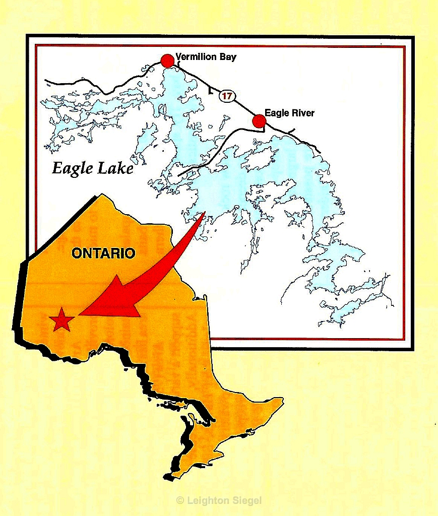 Printable Map of Eagle Lake