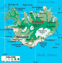 Iceland Map